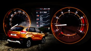 86 999 р. Комбинация приборов Ferrum GF 890 Cross  Лада XRAY (2016-2022) (с щитком)  с доставкой в г. Кемерово. Увеличить фотографию 3