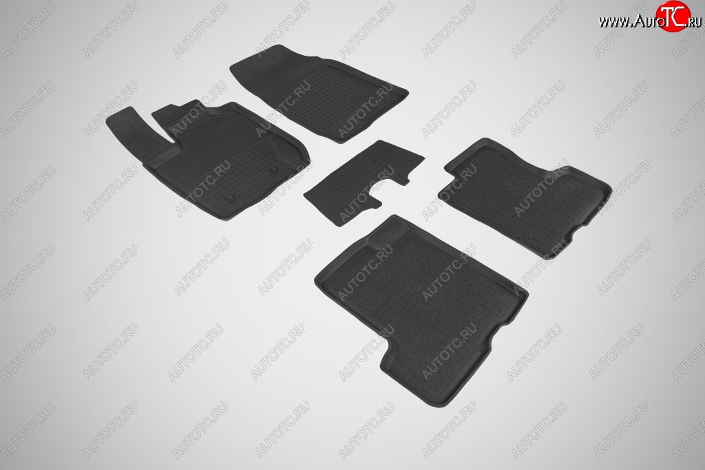 2 999 р. Износостойкие коврики в салон с высоким бортом SeiNtex Premium 4 шт. (резина)  Лада XRAY - XRAY Cross  с доставкой в г. Кемерово