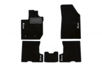 Текстильные коврики салона Klever Premium Лада XRAY - XRAY Cross (цвет сандал)