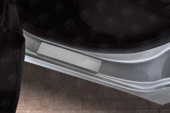 1 569 р. Накладки порожков салона Russtal (EXCLUSIVE ) Лада XRAY (2016-2022) (поверхность зеркальная)  с доставкой в г. Кемерово. Увеличить фотографию 3