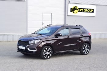 7 949 р. Рейлинги Petroil Tuning  Лада XRAY (2016-2022) (Серебристый муар)  с доставкой в г. Кемерово. Увеличить фотографию 3