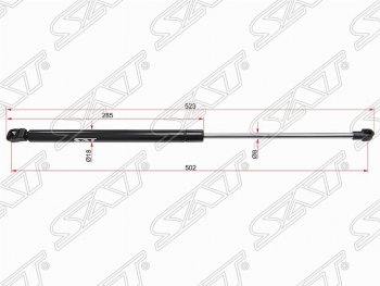 SAT крышки багажника SAT (L523 mm) Volkswagen Jetta A4 седан (1998-2005)