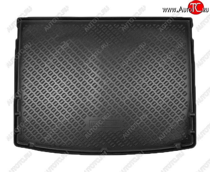 1 579 р. Коврик в багажник Norplast (на верхнюю полку) Volkswagen T-Roc универсал (2017-2025) (Черный)  с доставкой в г. Кемерово