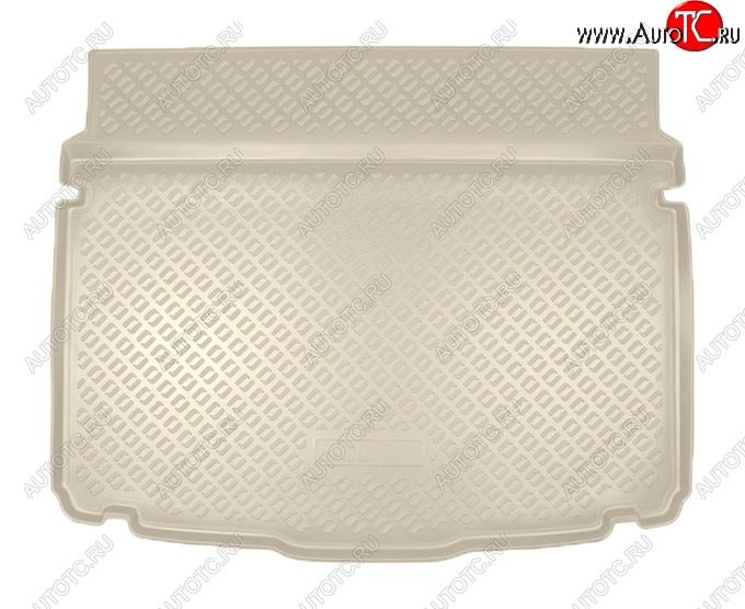 1 799 р. Коврик в багажник Norplast (на нижнюю полку)  Volkswagen T-Roc  универсал (2017-2025) (Бежевый)  с доставкой в г. Кемерово