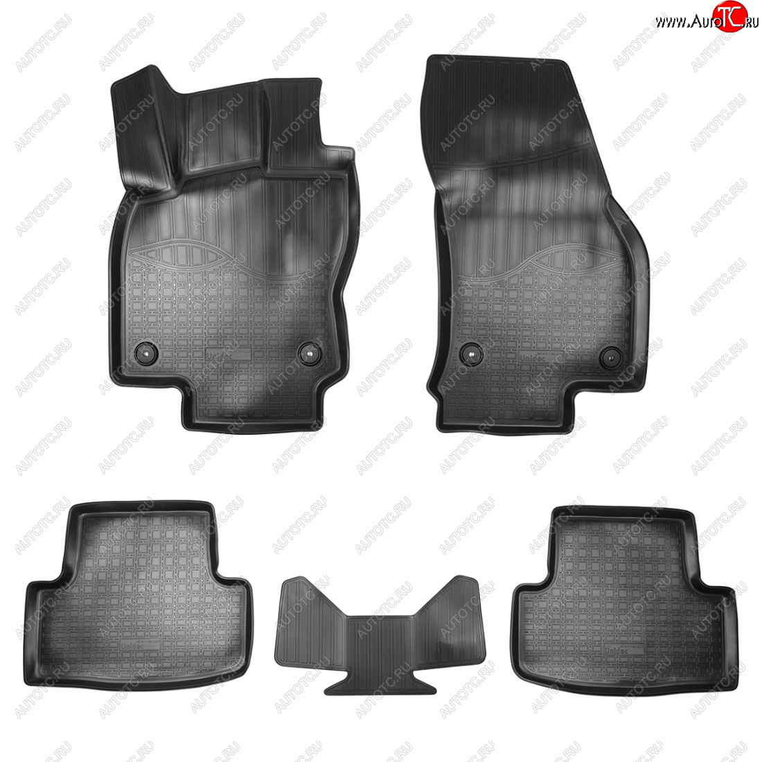 2 139 р. Коврики салона Norplast Unidec Volkswagen Taos (2020-2022) (черные)  с доставкой в г. Кемерово