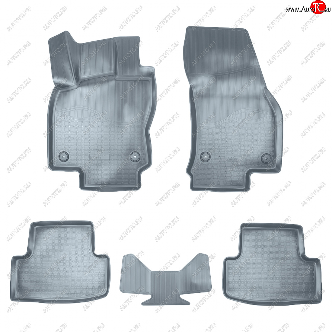 2 759 р. Коврики салона Norplast Unidec  Volkswagen Taos (2020-2022) (серые)  с доставкой в г. Кемерово