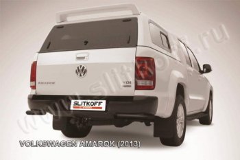 7 999 р. Уголки d57 Volkswagen Amarok дорестайлинг (2009-2016) (Цвет: серебристый)  с доставкой в г. Кемерово. Увеличить фотографию 1