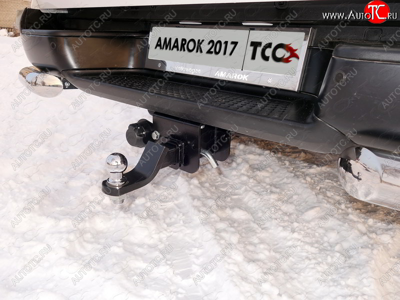 14 949 р. Фаркоп (тягово-сцепное устройство) TCC  Volkswagen Amarok (2016-2022) рестайлинг (Оцинкованный, шар E - нержавейка)  с доставкой в г. Кемерово