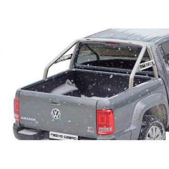 Защитная дуга багажника ТехноСфера (Техно Сфера) (нержавейка, d63.5 mm) Volkswagen Amarok (2009-2016) дорестайлинг