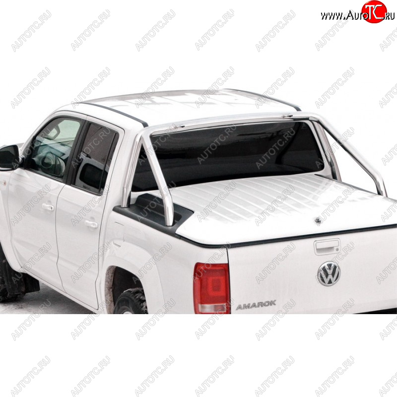 41 999 р. Защитная дуга багажника ТехноСфера (Техно Сфера) (Ø63,5 мм) Volkswagen Amarok дорестайлинг (2009-2016) (Нержавейка)  с доставкой в г. Кемерово