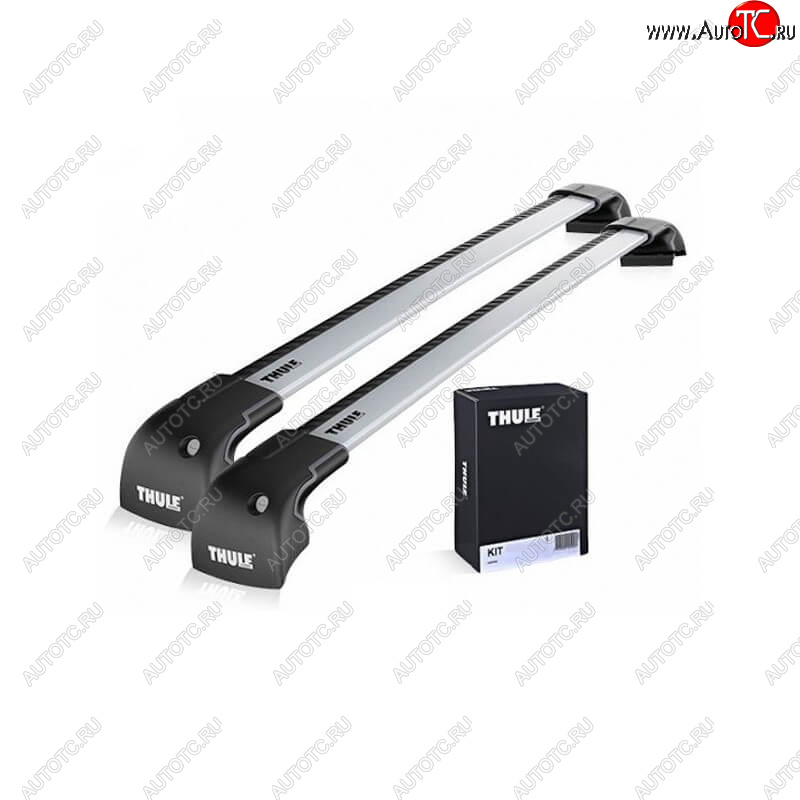16 249 р. Багажник THULE WingBar Edge  Volkswagen Amarok (2009-2022) дорестайлинг, рестайлинг (Цвет: серебристый)  с доставкой в г. Кемерово