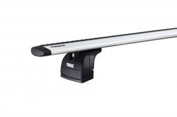 13 699 р. Багажник (крыша с лючками) THULE WingBar  Volkswagen Amarok (2009-2022) дорестайлинг, рестайлинг (Цвет: серебристый)  с доставкой в г. Кемерово. Увеличить фотографию 2