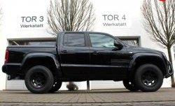 21 499 р. Накладки на колёсные арки LinexTras Volkswagen Amarok дорестайлинг (2009-2016) (Неокрашенные)  с доставкой в г. Кемерово. Увеличить фотографию 3