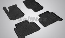 Износостойкие коврики в салон с высоким бортом SeiNtex Premium 4 шт. (резина) Volkswagen Amarok (2009-2016) дорестайлинг