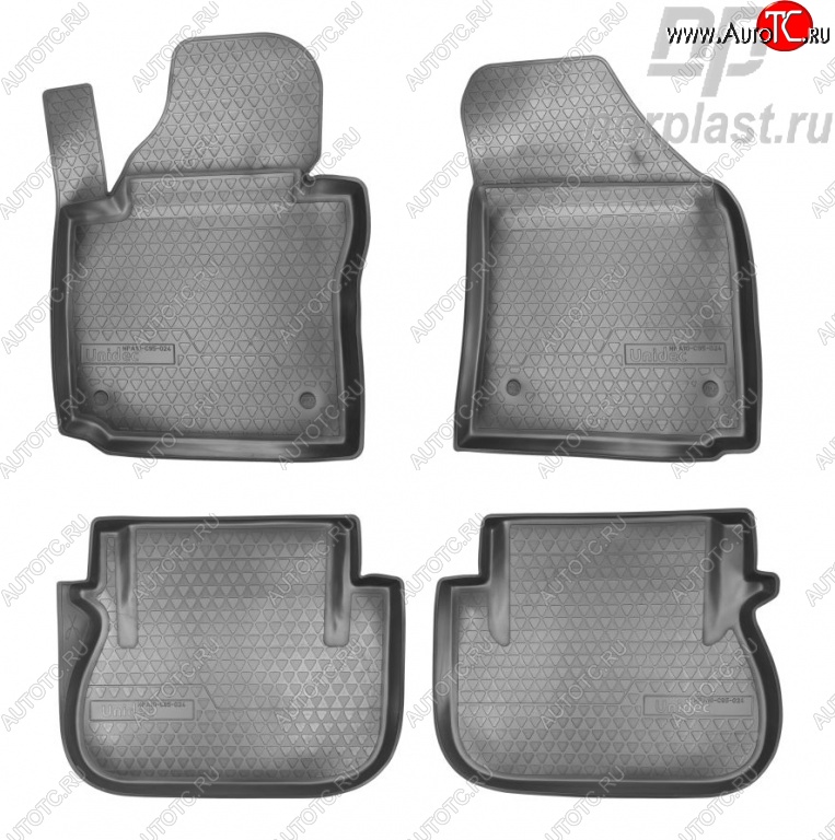2 489 р. Комплект ковриков в салон Norplast (2 сдвижные двери)  Volkswagen Caddy  2K (2003-2020) дорестайлинг, рестайлинг  с доставкой в г. Кемерово