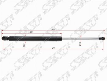 Газовый упор крышки багажника SAT Volkswagen Golf  5 (2003-2009) хэтчбэк