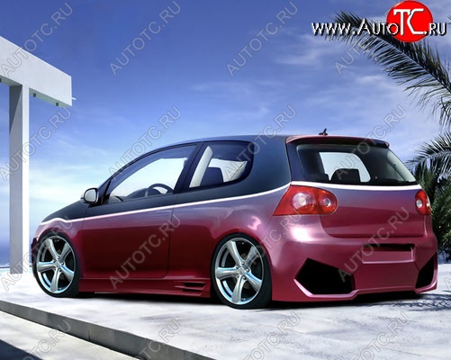 22 899 р. Задний бампер Golardo Volkswagen Golf 5 хэтчбэк (2003-2009)  с доставкой в г. Кемерово