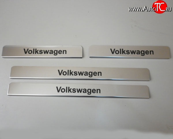 799 р. Накладки на порожки автомобиля M-VRS (нанесение надписи методом окраски) Volkswagen Jetta A5 седан (2005-2011)  с доставкой в г. Кемерово