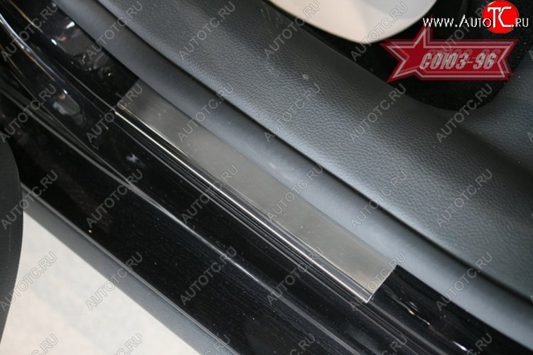 2 204 р. Накладки на внутренние пороги Souz-96 (без логотипа) Volkswagen Golf 5 хэтчбэк (2003-2009)  с доставкой в г. Кемерово