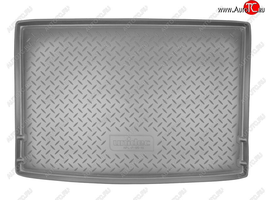 1 639 р. Коврик в багажник Norplast  Volkswagen Golf  5 (2003-2009) хэтчбэк (Цвет: черный)  с доставкой в г. Кемерово