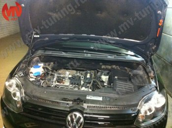 Упор капота MV-Tuning (одинарный) Volkswagen Golf Plus ( 5,  6) (2004-2014)