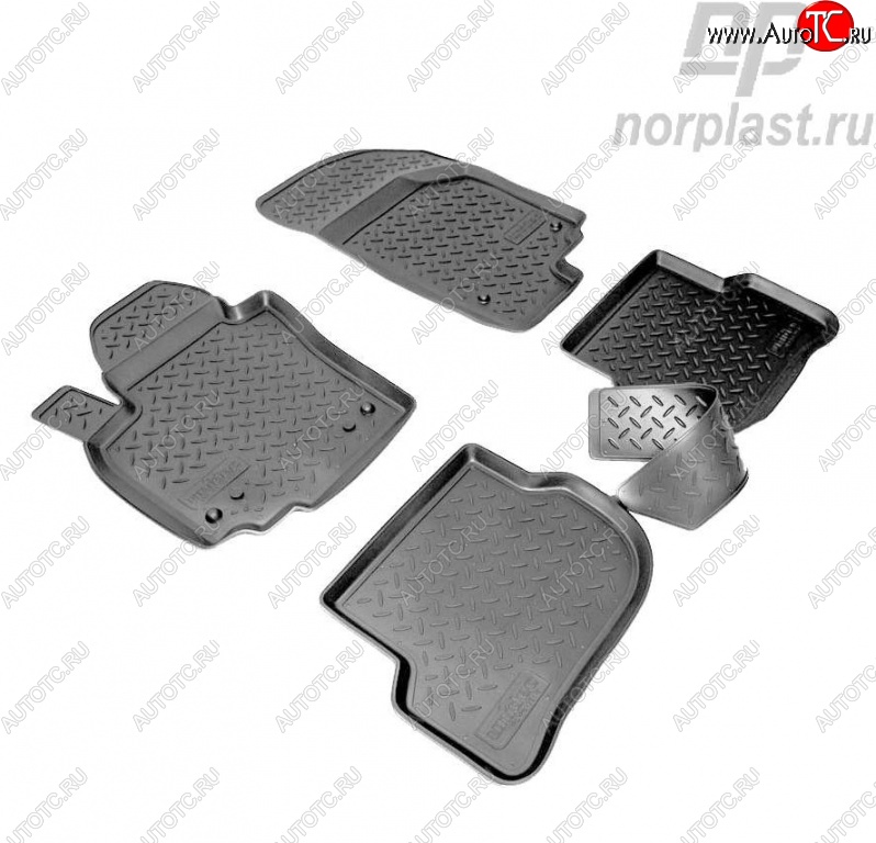2 279 р. Комплект салонных ковриков Norplast  Volkswagen Golf Plus  5 (2004-2009)  с доставкой в г. Кемерово