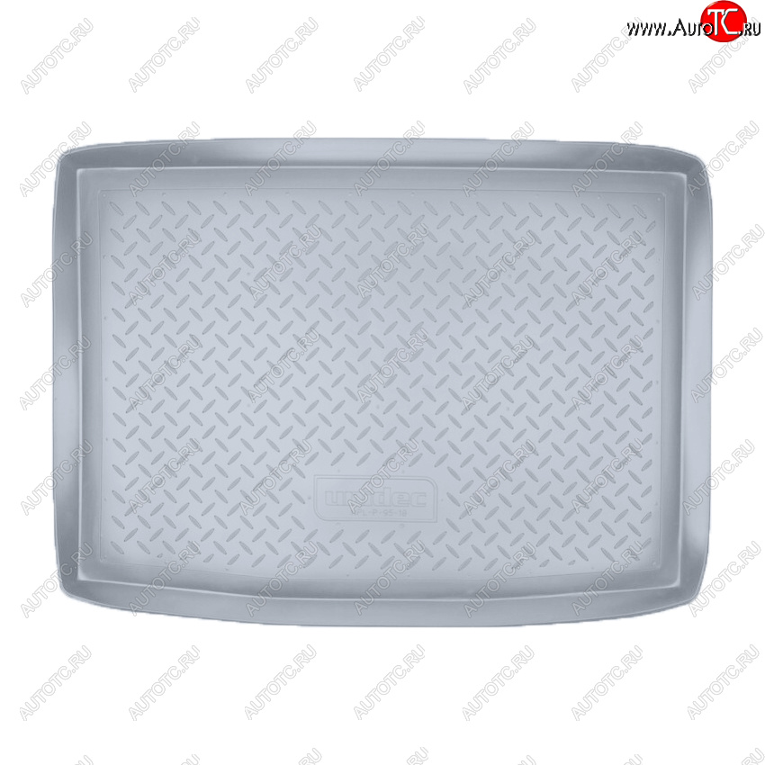 2 159 р. Коврик багажника Norplast Unidec  Volkswagen Golf Plus  5 (2004-2009) (Цвет: серый)  с доставкой в г. Кемерово