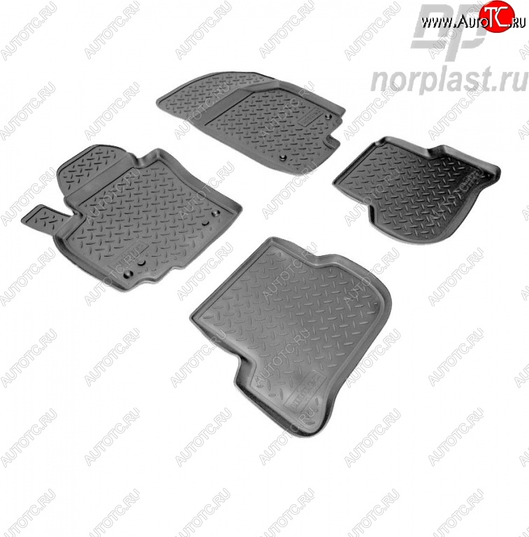 2 279 р. Комплект салонных ковриков Norplast  Volkswagen Golf Plus  6 (2009-2014)  с доставкой в г. Кемерово