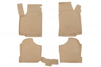 Коврики в салон Element (полиуретан) Volkswagen Golf 4 (1997-2003) (Бежевые)