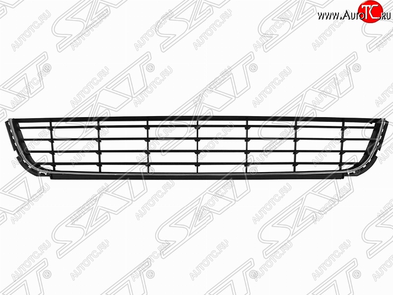 1 199 р. Решётка в передний бампер (с хром молдингом) 5D SAT  Volkswagen Golf  6 (2008-2014) хэтчбэк 5 дв.  с доставкой в г. Кемерово