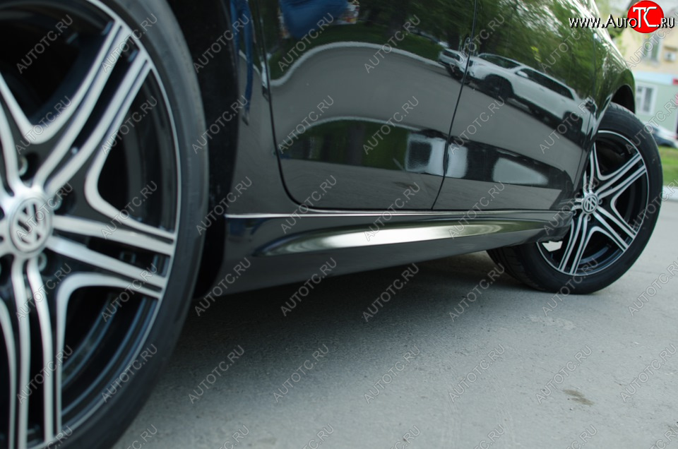 6 949 р. Пороги  MV Tuning (R-Line) Volkswagen Golf 6 хэтчбэк 5 дв. (2008-2014) (Неокрашенные)  с доставкой в г. Кемерово