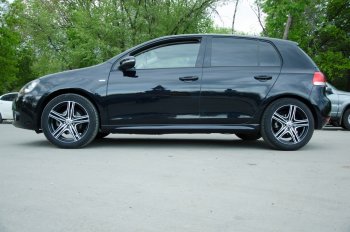 6 949 р. Пороги  MV Tuning (R-Line) Volkswagen Golf 6 хэтчбэк 5 дв. (2008-2014) (Неокрашенные)  с доставкой в г. Кемерово. Увеличить фотографию 4