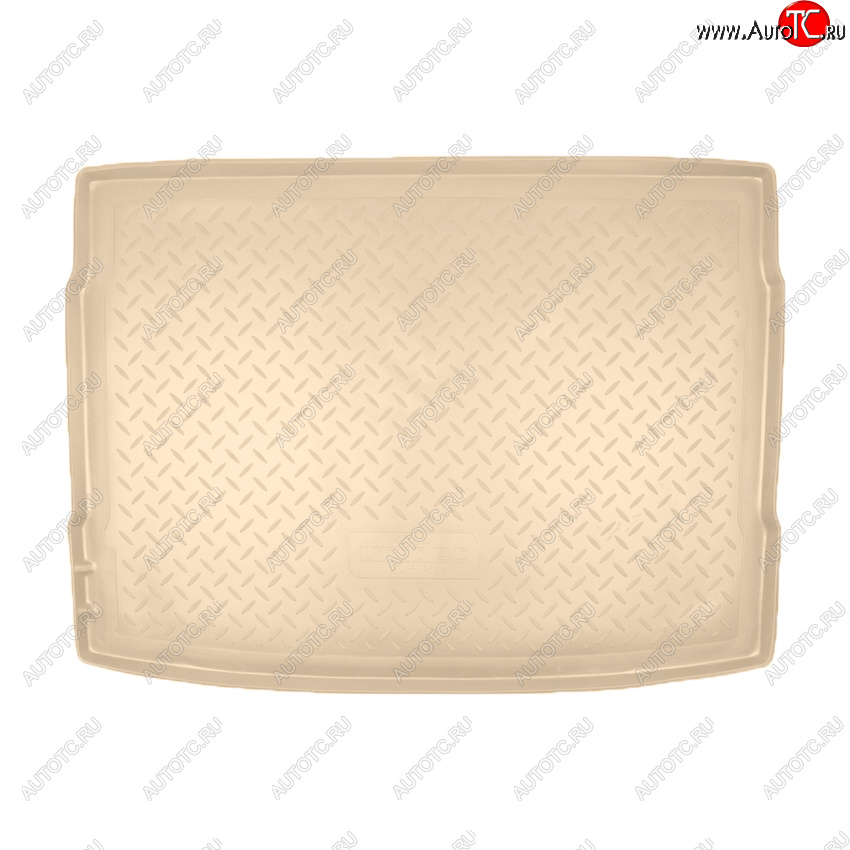 2 159 р. Коврик багажника Norplast Unidec  Volkswagen Golf  6 (2008-2014) хэтчбэк 5 дв. (Цвет: бежевый)  с доставкой в г. Кемерово