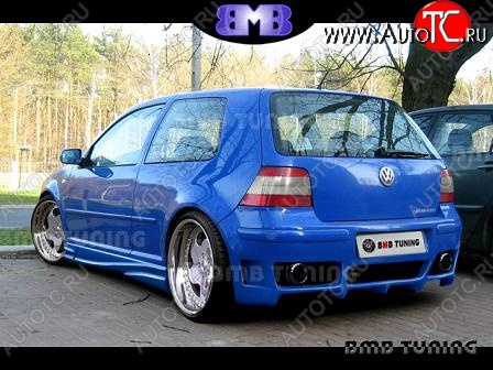 23 969 р. Задний бампер В1 Volkswagen Golf 4 (1997-2003)  с доставкой в г. Кемерово