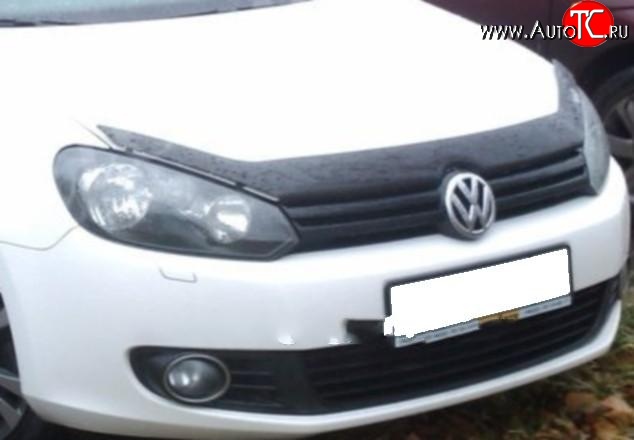 2 204 р. Дефлектор капота NovLine Volkswagen Golf 6 хэтчбэк 5 дв. (2008-2014)  с доставкой в г. Кемерово