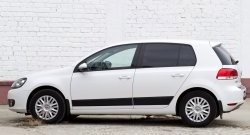 3 489 р. Молдинги дверей RA v2 (комплект) Volkswagen Golf 6 хэтчбэк 5 дв. (2008-2014) (Поверхность глянец (под окраску), Неокрашенные)  с доставкой в г. Кемерово. Увеличить фотографию 6