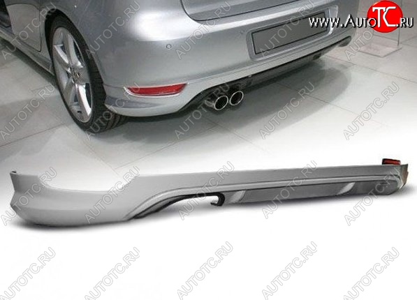 10 949 р. Накладка на задний бампер Votex Style Volkswagen Golf 6 хэтчбэк 5 дв. (2008-2014) (Неокрашенная)  с доставкой в г. Кемерово