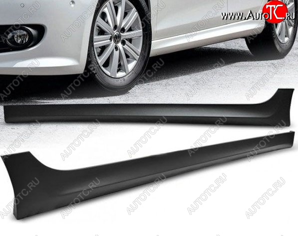 12 699 р. Пороги накладки (хетчбек) Votex Style Volkswagen Golf 6 хэтчбэк 5 дв. (2008-2014) (Неокрашенные)  с доставкой в г. Кемерово