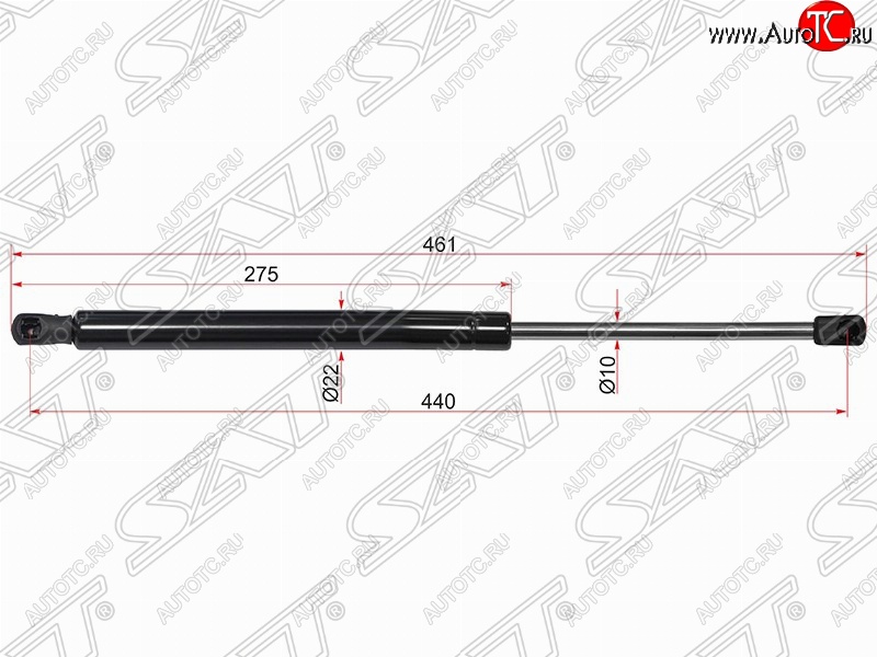 539 р. Газовый упор крышки багажника SAT  Volkswagen Golf  6 (2008-2014) хэтчбэк 5 дв.  с доставкой в г. Кемерово