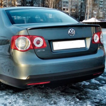 3 399 р. Лип спойлер АВТОКРАТ  Volkswagen Jetta  A5 (2005-2011) седан (Неокрашенный)  с доставкой в г. Кемерово. Увеличить фотографию 2