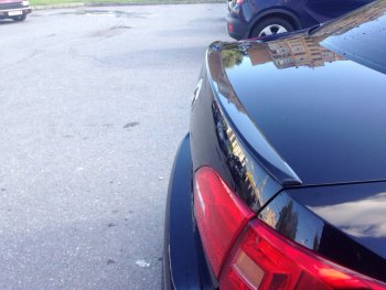 3 049 р. Лип спойлер АВТОКРАТ  Volkswagen Jetta  A6 (2011-2015) седан дорестайлинг (Неокрашенный)  с доставкой в г. Кемерово. Увеличить фотографию 3