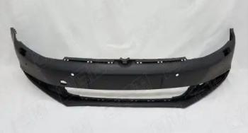 Бампер передний (с отверстиями под парктроник и омыватели фар) OEM Volkswagen Jetta  A6 (2011-2015) седан дорестайлинг
