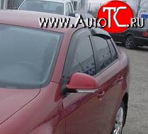 2 499 р. Дефлекторы окон (ветровики) Novline 4 шт Volkswagen Jetta A5 седан (2005-2011)  с доставкой в г. Кемерово