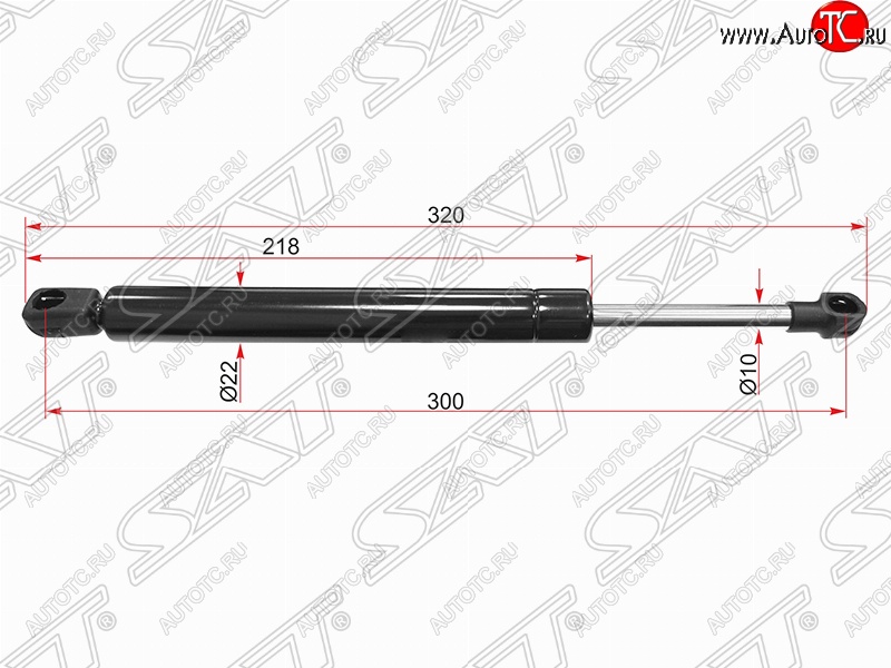 599 р. Газовый упор крышки багажника SAT  Volkswagen Jetta  A5 (2005-2011) седан  с доставкой в г. Кемерово