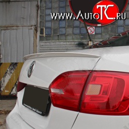 4 649 р. Лип спойлер Sport  Volkswagen Jetta  A6 (2011-2015) седан дорестайлинг (Неокрашенный)  с доставкой в г. Кемерово