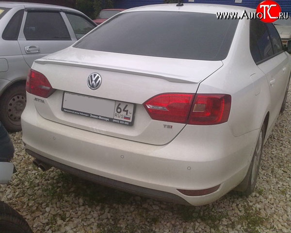 3 089 р. Лип спойлер M-VRS Volkswagen Jetta A6 седан дорестайлинг (2011-2015) (Неокрашенный)  с доставкой в г. Кемерово