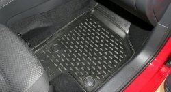3 199 р. Коврики в салон Element 4 шт. (полиуретан) Volkswagen Jetta A6 седан дорестайлинг (2011-2015)  с доставкой в г. Кемерово. Увеличить фотографию 2