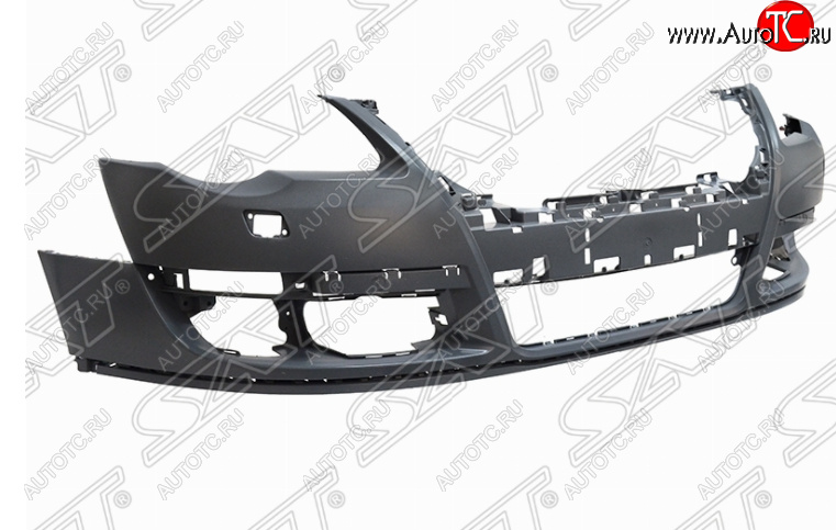 6 399 р. Передний бампер SAT (под омыватели) Volkswagen Passat B6 седан (2005-2011) (Неокрашенный)  с доставкой в г. Кемерово