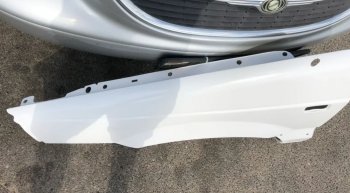 7 989 р. Переднее левое крыло (стеклопластик) Fiberplast  Volkswagen Passat  B3 (1988-1993) седан, универсал  с доставкой в г. Кемерово. Увеличить фотографию 2