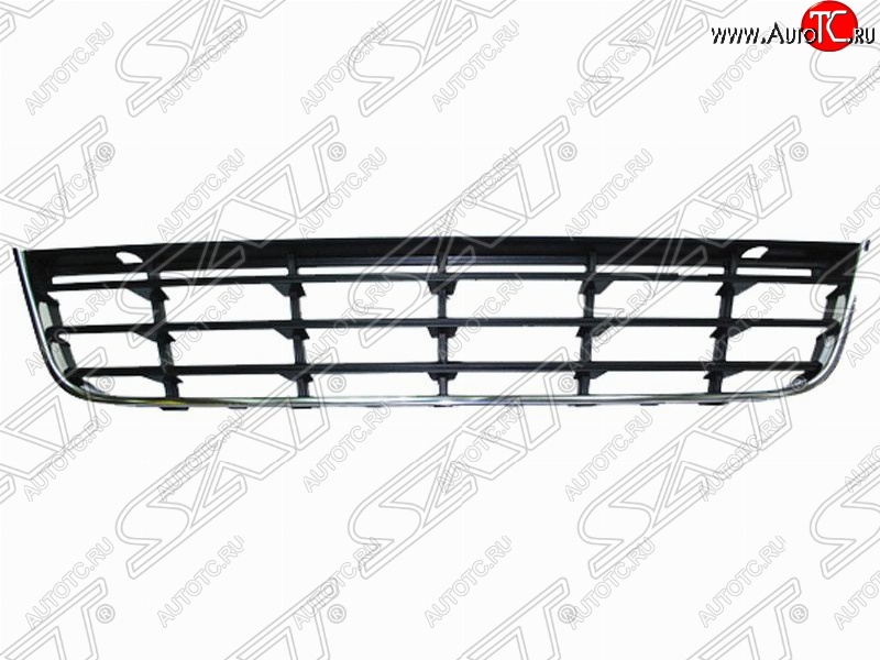 1 099 р. Решётка в передний бампер (с хром молдингом) SAT Volkswagen Passat B6 седан (2005-2011)  с доставкой в г. Кемерово